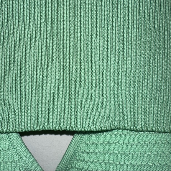 Ser.O.Ya Women’s Dahlia Ribbed Shrug and Bralette Set in Green Size XL - Picture 10 of 10